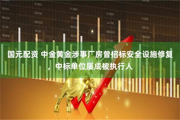 国元配资 中金黄金涉事厂房曾招标安全设施修复，中标单位屡成被执行人